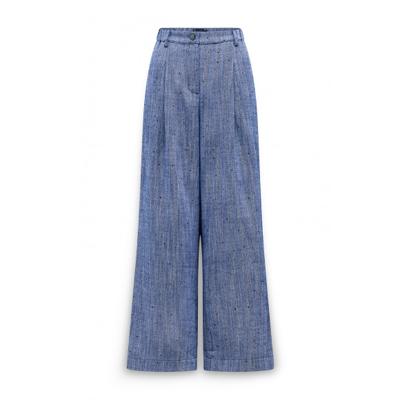 Label Dot - Blauw | Dames | Broek | Blauw | 46 | regular | Kamst mode