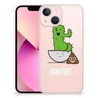 iPhone 13 mini Telefoonhoesje met Naam Cactus Poo