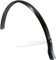 Achterspatbord Eurofender Snello 28" x 46 mm - zwart
