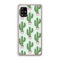 Cactus Lover: Samsung Galaxy A51 5G Transparant Hoesje
