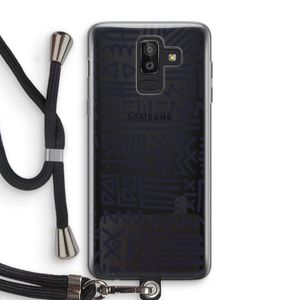 Marrakech print: Samsung Galaxy J8 (2018) Transparant Hoesje met koord