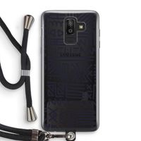 Marrakech print: Samsung Galaxy J8 (2018) Transparant Hoesje met koord