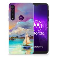 Smartphone hoesje Motorola One Macro Boat