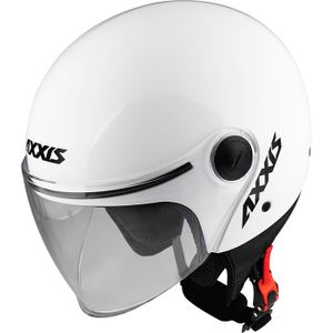 Axxis Helm Square Solid Glans Wit XS
