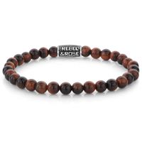 Rebel and Rose RR-60122-V Rekarmband Beads Tiger Red Vintage 6 mm