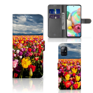 Samsung Galaxy A71 Hoesje Tulpen