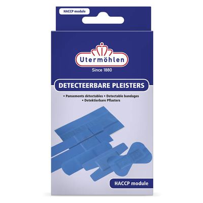 Detecteerbare pleisters blauw