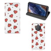 Nokia 9 PureView | Hoesje met Magneet | Hearts