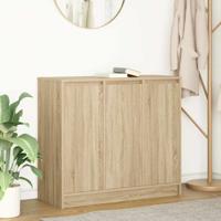 Dressoir 85x34x76 cm spaanplaat Sonoma eikenkleurig