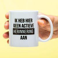 Mok Actieve Herinnering Mok Actieve Herinnering