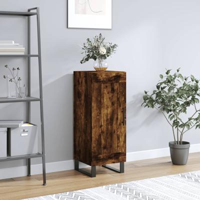 Dressoir 34,5x34x90 cm bewerkt hout gerookt eiken