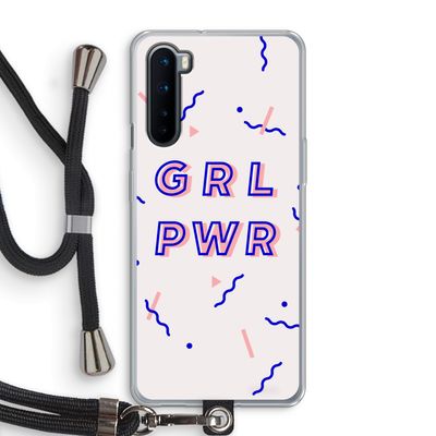 GRL PWR: OnePlus Nord Transparant Hoesje met koord