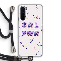GRL PWR: OnePlus Nord Transparant Hoesje met koord