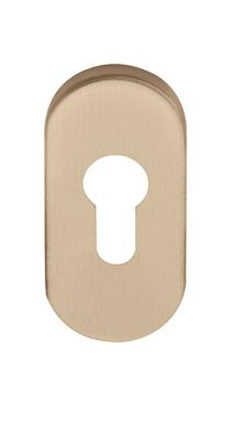 Formani Basics LBY32 cilinderplaatje ovaal - PVD licht brons