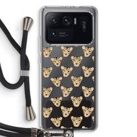 Tijger: Xiaomi Mi 11 Ultra Transparant Hoesje met koord Tijger: Xiaomi Mi 11 Ultra Transparant Hoesje met koord