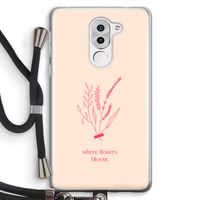 Where flowers bloom: Honor 6X Transparant Hoesje met koord