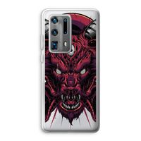 Hell Hound and Serpents: Huawei P40 Pro Plus Transparant Hoesje
