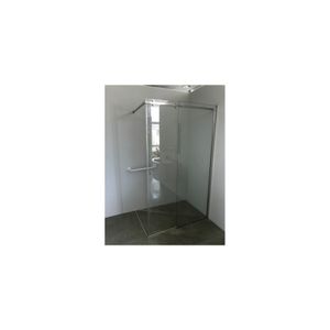 Plieger Panorama Walk-in Schuifdeur 2-delig 120x195cm 8mm Rechts RVS