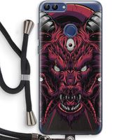 Hell Hound and Serpents: Huawei P Smart (2018) Transparant Hoesje met koord
