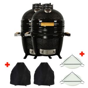 2x Inferno Kamado Compact<br>+2x gratis starterset</br>