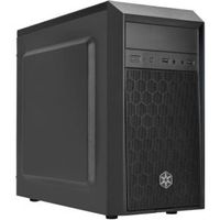 Silverstone PS16 Toren Zwart