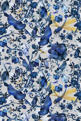Moooi Carpets - Biophilla Blue Grey - 300x400 cm Vloerkleed