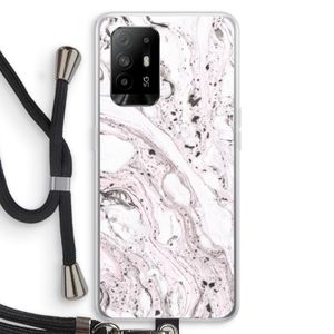 Mengelmoes: Oppo A94 5G Transparant Hoesje met koord