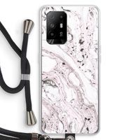 Mengelmoes: Oppo A94 5G Transparant Hoesje met koord