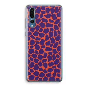 Purple Giraffe: Huawei P20 Pro Transparant Hoesje