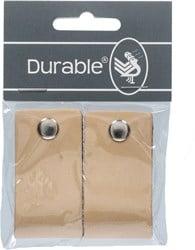 Durable Leren Label (2 stuks) 001 Light Brown