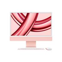 Apple iMac Apple M M3 59,7 cm (23.5") 4480 x 2520 Pixels 8 GB 512 GB SSD Alles-in-één-pc macOS Sonoma Wi-Fi 6E (802.11ax) Roze