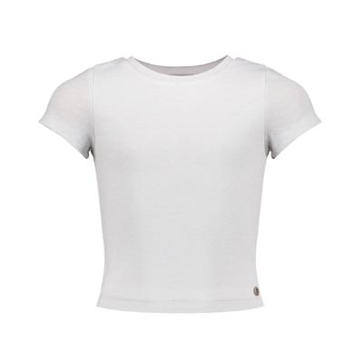 Frankie & Liberty Zomer top - glitter meisjes - zilver zand - Sare