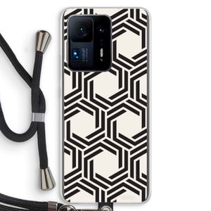 Geometrisch patroon: Xiaomi Mi Mix 4 Transparant Hoesje met koord