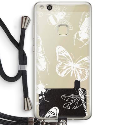 Tiny Bugs: Huawei Ascend P10 Lite Transparant Hoesje met koord