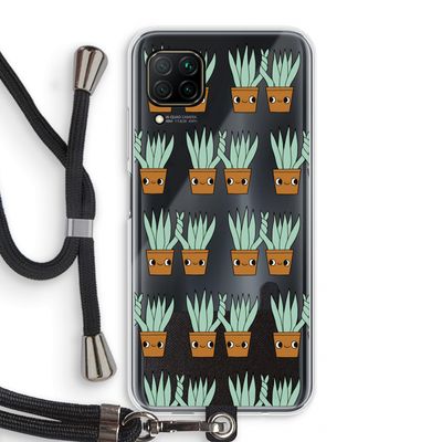 Sansevieria: Huawei P40 Lite Transparant Hoesje met koord