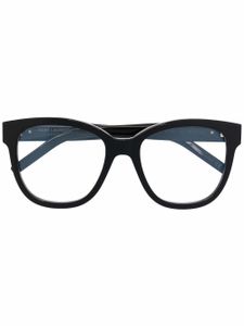 Saint Laurent Eyewear lunettes de vue à monture oversize - Noir