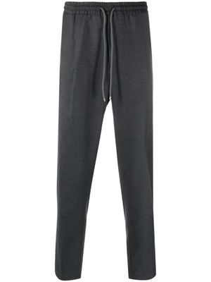 Briglia 1949 pantalon de jogging en laine à plis marqués - Gris