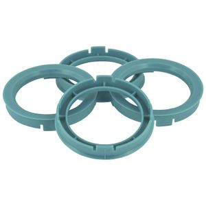 TPI Centreerringen 63.3->60.1mm Sky Blue 4 stuks TP633601