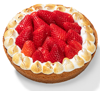 Aardbeien bavarois “Meringue”