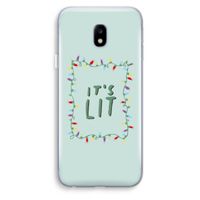 It's Lit: Samsung Galaxy J3 (2017) Transparant Hoesje
