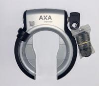 Gazelle Ringslot axa defender rl | zilver/zwart + slotcilinder art2