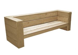 Steigerhouten bank tuinmeubelen lounge 250x83x83cm