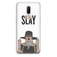 Slay All Day: OnePlus 6 Transparant Hoesje