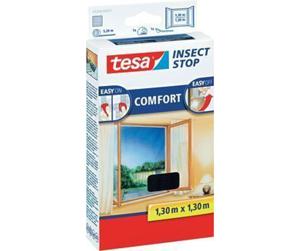 tesa COMFORT Vliegenhor (b x h) 1300 mm x 1300 mm Antraciet 1 stuk(s)