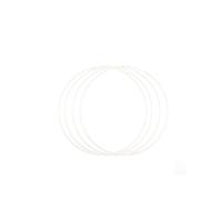 Vaessen Creative • metalen ringen set ø20cm 3mm wit 4x