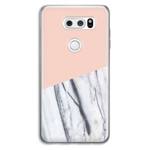 A touch of peach: LG V30 Transparant Hoesje
