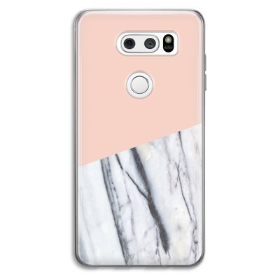 A touch of peach: LG V30 Transparant Hoesje