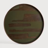 Ethnicraft Rond Dienblad 'Second Nature' 92cm, kleur Moss