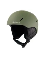Sinner Crest Ski / Snowboard Helm (mos Groen) S (50-54 Cm) Mos Groen