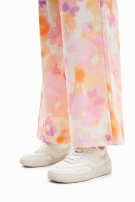 Retro sneakers suède patch - WHITE - 40 Retro sneakers suède patch - WHITE - 40